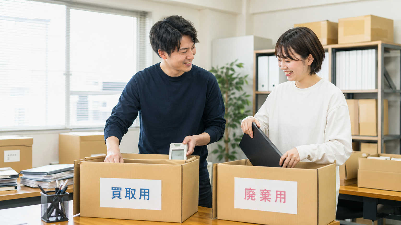 リサイクルショップ買取と産業廃棄物処理の使い分け方